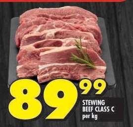 STEWING BEEF CLASS C