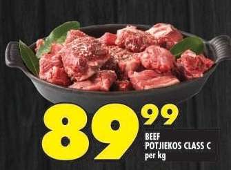 BEEF POTJIEKOS CLASS C