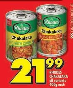 Rhodes Chakalaka