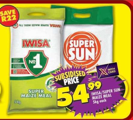 IWISA/SUPER SUN MAIZE MEAL