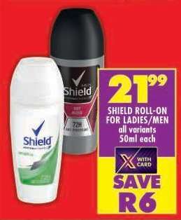 Shield Roll-On for Ladies/Men