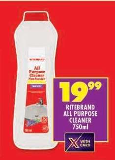 Ritebrand All Purpose Cleaner 750ml