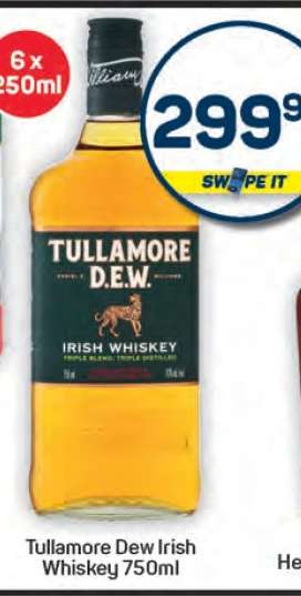 Tullamore Dew Irish Whiskey 750ml