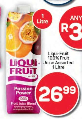 Liqui-Fruit 100% Fruit Juice Assorted