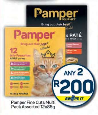 Pamper Fine Cuts Multi Pack Assorted 12x85g