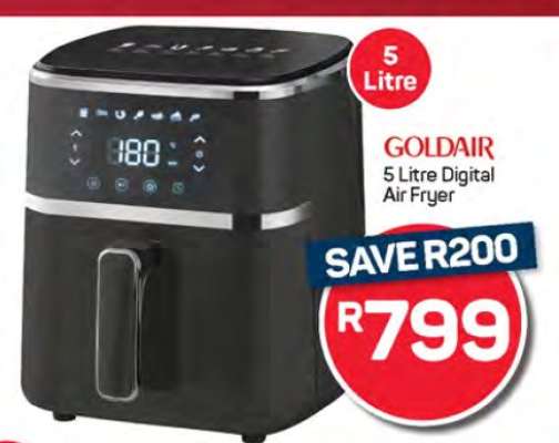 Goldair 5-Litre Digital Air Fryer