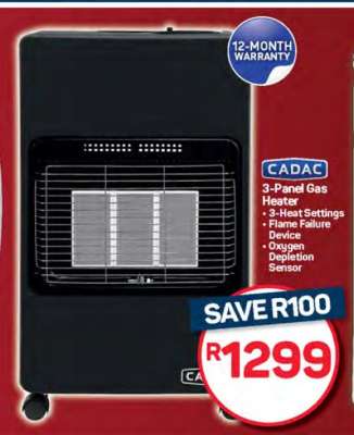 CADAC 3-Panel Gas Heater