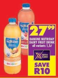 DANONE NUTRIDAY DAIRY FRUIT DRINK