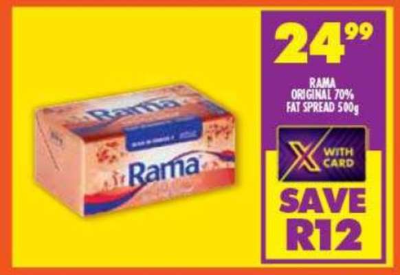 Rama Original 70% Fat Spread 500g