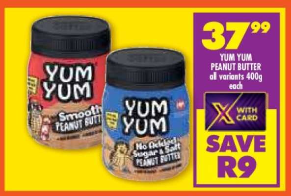 Yum Yum Peanut Butter