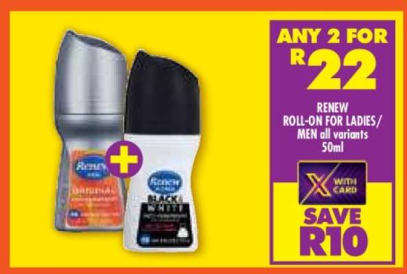 RENEW ROLL-ON FOR LADIES / MEN all variants 50ml