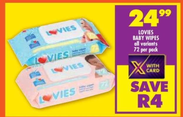 LOVIES BABY WIPES