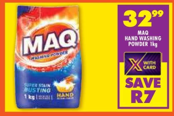 MAQ HAND WASHING POWDER 1kg