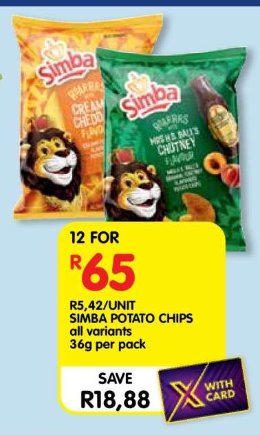SIMBA POTATO CHIPS
