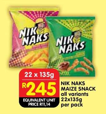NIK NAKS MAIZE SNACK