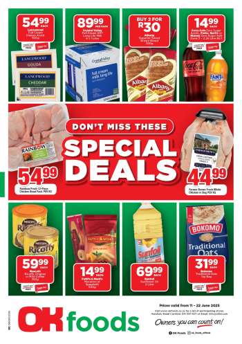 OK Foods catalogue  - 11/06/2025 - 22/06/2025.
