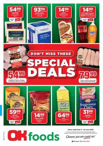 OK Foods catalogue  - 11/06/2025 - 22/06/2025.