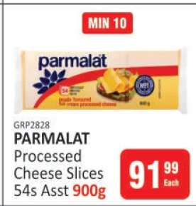 PARMALAT Processed Cheese Slices 54s Asst 900g