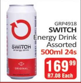 SWITCH Energy Drink Assorted