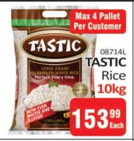 Tastic Rice 10kg