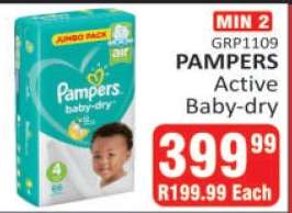 PAMPERS Active Baby-dry