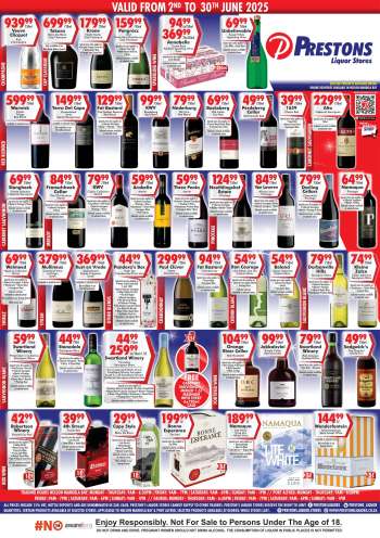 Prestons Liquor Stores catalogue  - 02/06/2025 - 30/06/2025.