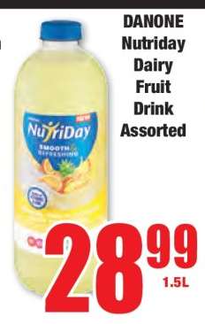 DANONE Nutriday Dairy Fruit Drink Assorted
