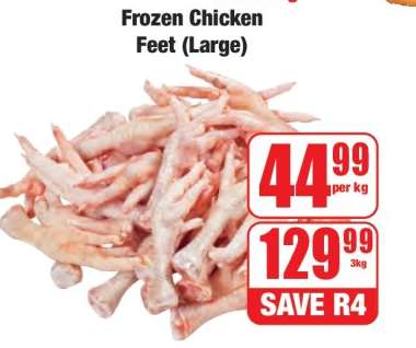 Frozen Chicken Feet (Large)