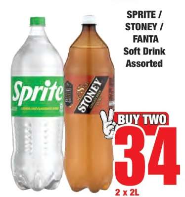 SPRITE / STONEY / FANTA Soft Drink Assorted