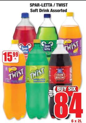 SPAR-LETTA / TWIST Soft Drink Assorted
