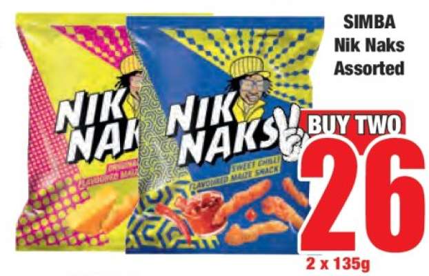 SIMBA Nik Naks Assorted