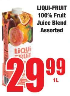LIQUI-FRUIT 100% Fruit Juice Blend Assorted