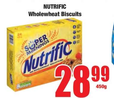 NUTRIFIC Wholewheat Biscuits