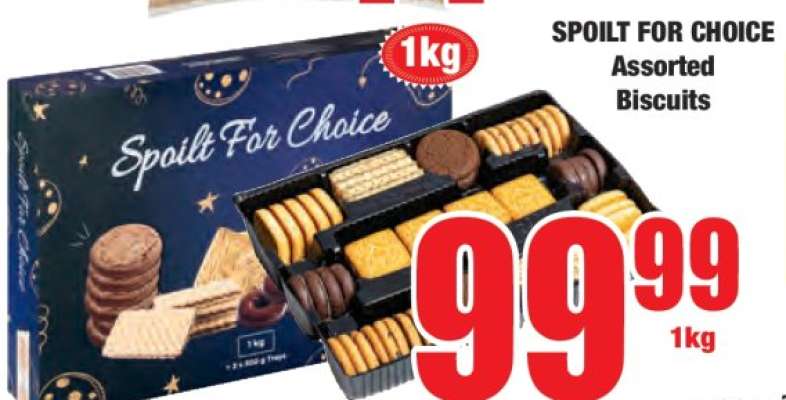 Spoilt For Choice Assorted Biscuits