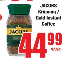 JACOBS KRÖNUNG/GOLD INSTANT COFFEE