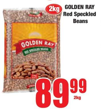 GOLDEN RAY Red Speckled Beans