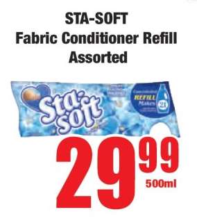 STA-SOFT Fabric Conditioner Refill Assorted