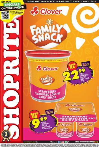 Shoprite catalogue  - 16/06/2025 - 03/08/2025.