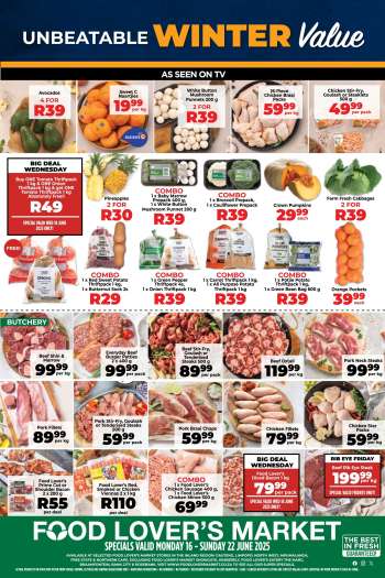 Food Lover's Market catalogue  - 16/06/2025 - 22/06/2025.
