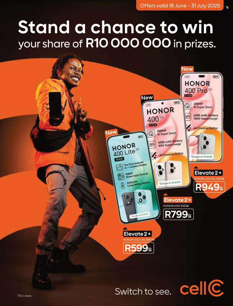 Cell C catalogue  - 18/06/2025 - 31/07/2025.