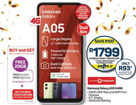 Samsung Galaxy A05 64GB