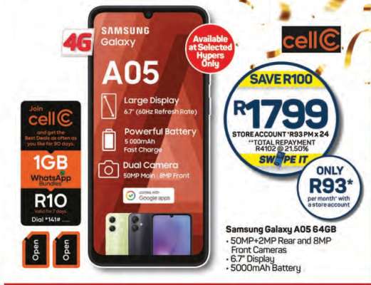 Samsung Galaxy A05 64GB
