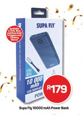 Supa Fly 10000 mAh Power Bank