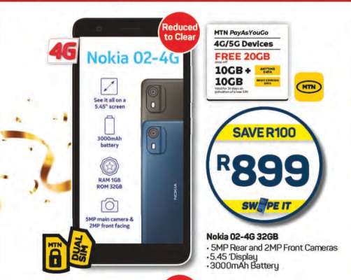 Nokia 02-4G 32GB