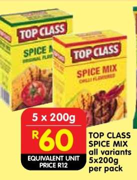 TOP CLASS SPICE MIX all variants