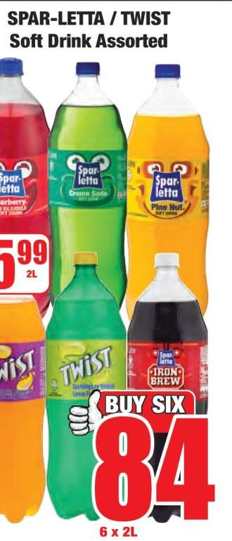 SPAR-LETTA / TWIST Soft Drink Assorted
