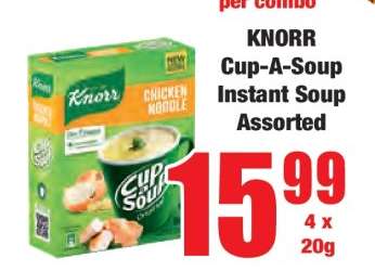 KNORR Cup-A-Soup Instant Soup Assorted