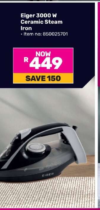 Eiger 3000 W Ceramic Steam Iron