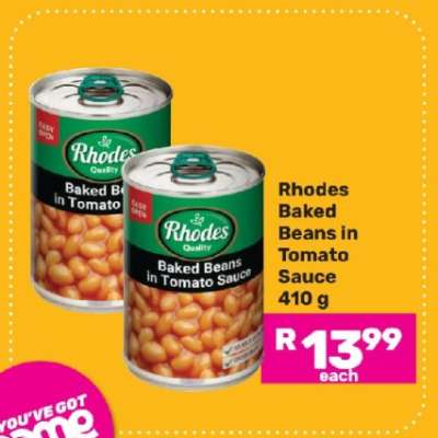 Rhodes Baked Beans in Tomato Sauce
