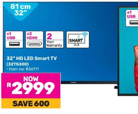 32" HD LED Smart TV (32T5300)